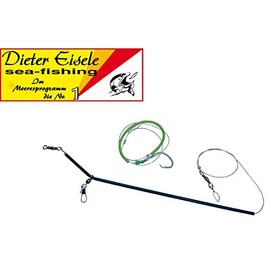 Dieter Eisele Halibut Leader 1.20 mm Trailer 10/0, Sea System for Denmark, Norway, Iceland, Natural Bait System for Halibut, Towing System