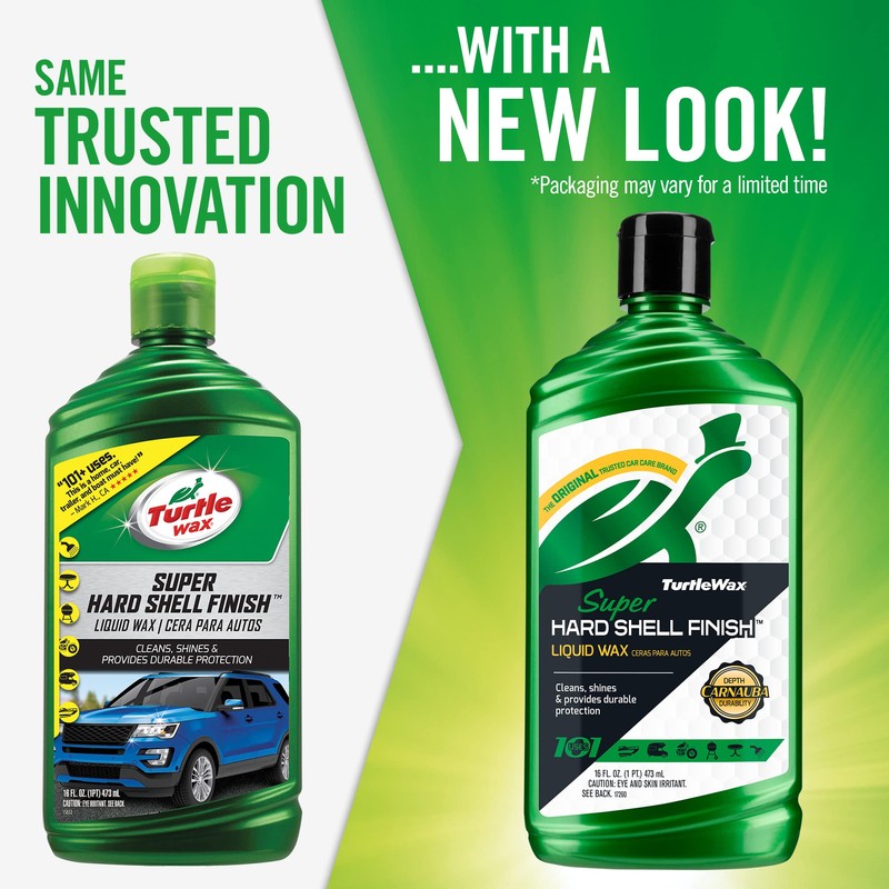 Turtle Wax T-123R Super Hard Shell Liquid Car Wax -