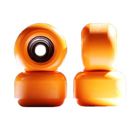 Noahwood Fingerboard Lucky Wheel Series Finger Skateboard Extreme Sports Silent wheels Durable Wheels Non-skid Wheels Strong Grip Wheels Handmade Strong Grip Wheels (Fire Wheel)