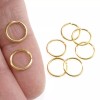 TierraCast 10mm Gold Round Open Jump Rings - TierraCast 18
