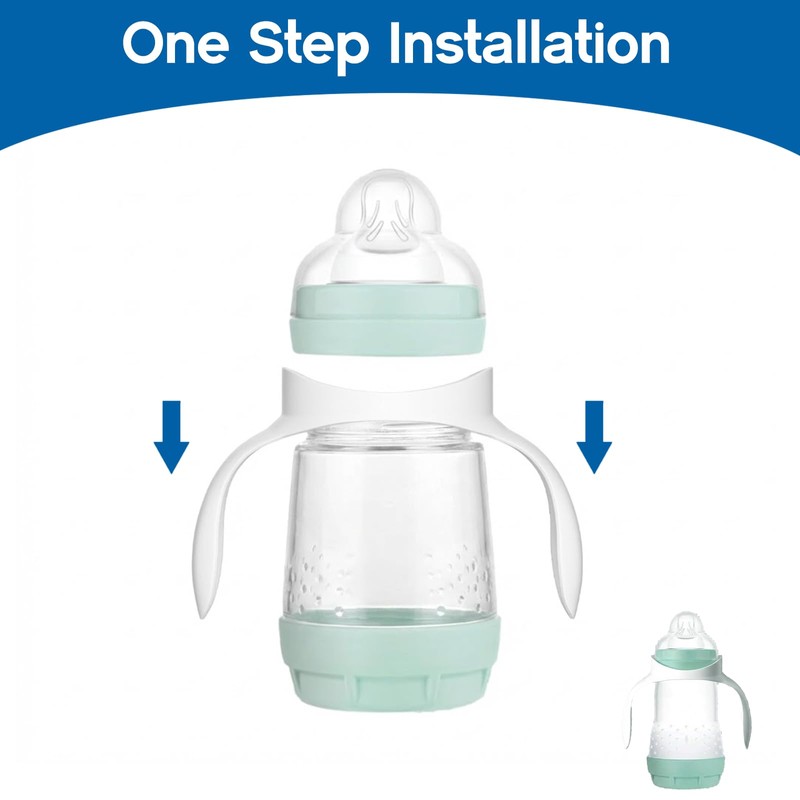 Baby Bottle Handles for Mam Bottles, Bottle Holder for Baby