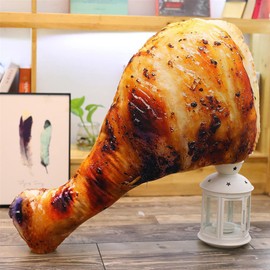 3D Chicken Leg&Chicken Wing Pillow Plush Toy,20cm Pillow Soft Lumbar Back Cushion Pillow Cushion Soft Throw Pillow for Home Decor Throw Pillow Photography Background Background,Pillow Sofa Back