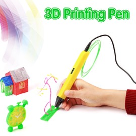 3D Printing Pen Apply with 1.75mm Filament ABS PLA Support Temperature Speed Adjustment with OLED Screen Heat Dissipation DIY for Teen Children and Adults Christmas Birthday Gift
