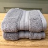 Turkish Cotton Face Cloths Pack of 2, 550 GSM, Soft