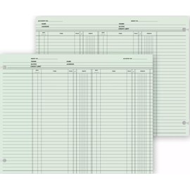 Ledger Sheets - Double Entry