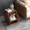 WELLAND Hexagonal Multifunctional Coffee Table, Walnut