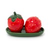 Strawberry Salt & Pepper Shakers | Summer Fruit Shaped Salt