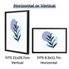 1 Pack A4 Frame Black, Wooden A4 Picture Frames, Black