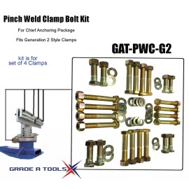 Grade A Tools Chief Pinch Weld Clamp Bolt Service Kit -Generation 2