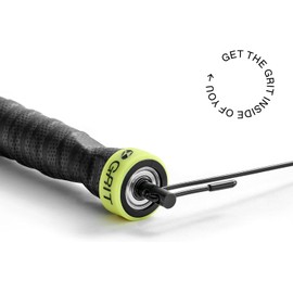 Cuerda para Saltar GRIT, Resistente, Ajustable, Ligera y Rotativa, Incluye Peso Removible de 340 g, Ejercicio en Casa o Gimnasio
