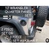 Fits Jeep Tj Wrangler 2 Pc Diamond Plate Rear Body