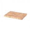 Continenta Rubber Tree Forehead Wood Cutting Board, Light Brown, One
