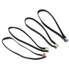 4PCS Fishing Tippet Ring Elastic Fabric Fishing Tippet Spool Ring