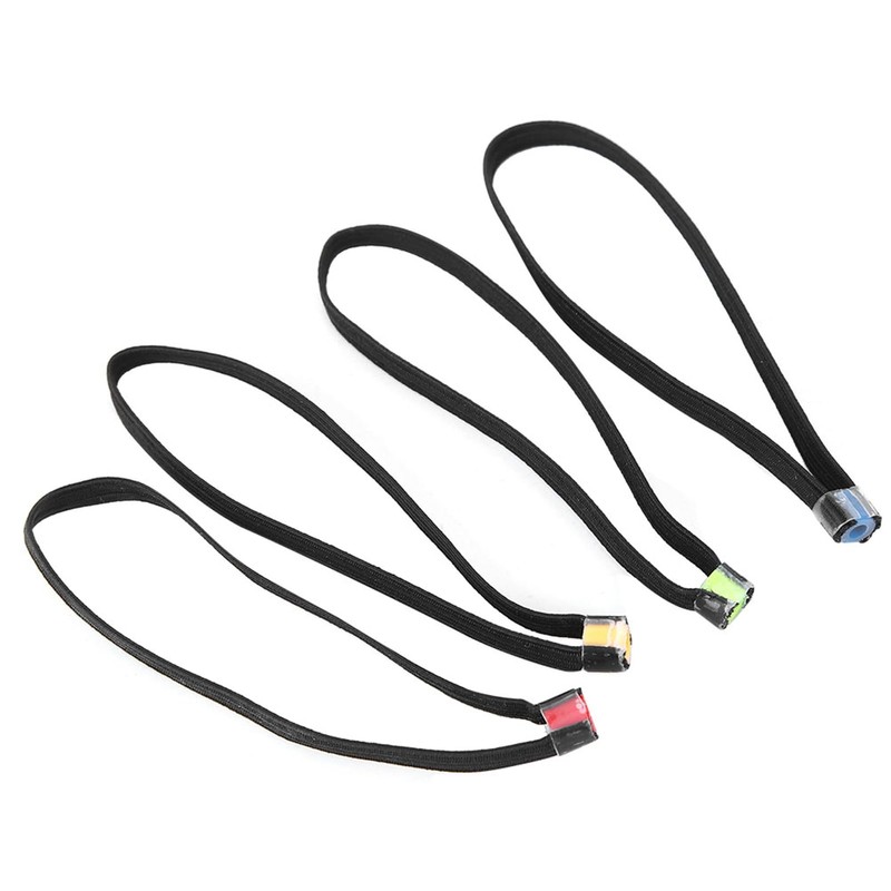 4PCS Fishing Tippet Ring Elastic Fabric Fishing Tippet Spool Ring