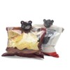 Kikkerland Woodlands Clip para bolsa, Gato, Negro, 1