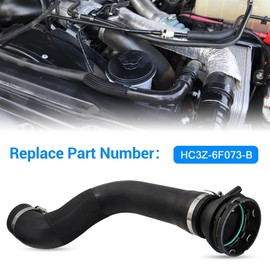 LoloWheat Turbo Intercooler Outlet Tube Fit for 2017-2019 Ford F-250 F-350 Super Duty 6.7L Powerstroke Replace # HC3Z-6F073-B HC3Z-6F073-A