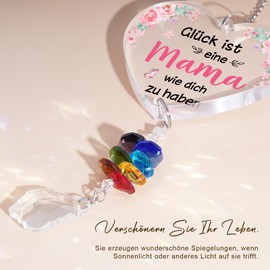 Gifts for Mum, Birthday Gift for Mum, Crystals Suncatcher, Mum Gift, Mother's Day Gift for Mum, Mother Window Decoration, Gift Women Birthday
