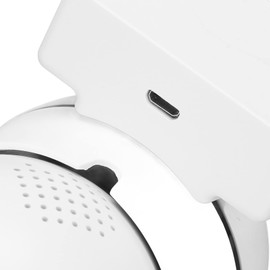 POENVFPO 1080P Color Night Viewing Security Camera with 360° View for Home Surveillance White Camera