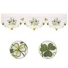 Simhomsen St. Patrick’s Day Irish Clover Kitchen Curtain Valance W