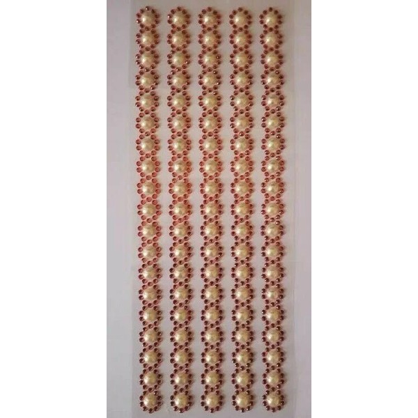 Crystals and Gems CraftbuddyUS 5 RED Round 8mm Pearl Self