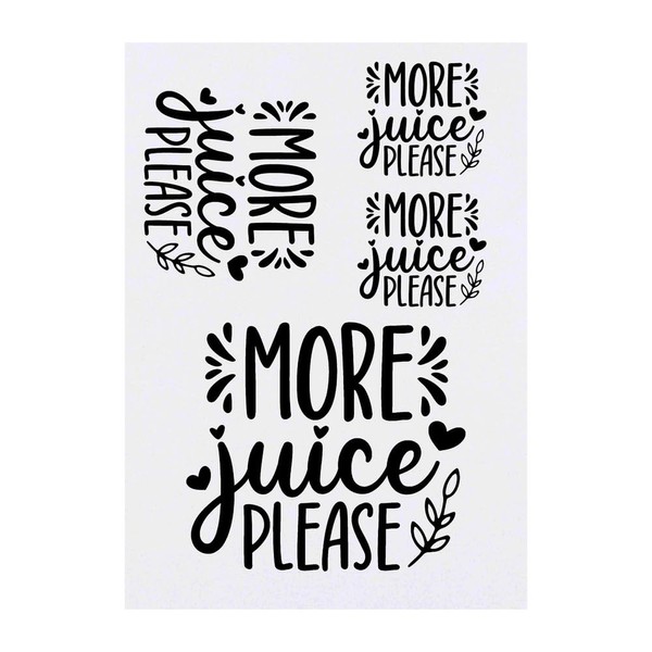 4 x 'More Juice Please Baby Toddler Child Humor '