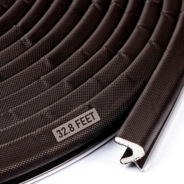 Door Weather Stripping Soundproof Door Seal Strip V-Shaped "Q" Foam