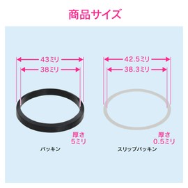 Gaona GA-NE007 Toilet Wash Pipe Washer Gasket for Water Leakage Repair Drain Pipe Outer Diameter 1.5 inches (38 mm) Low Tank with Corner