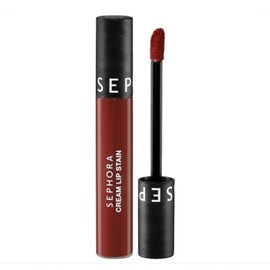SEPHORA Cream Lip Stain Liquid Matte Lipstick - 25 Coral Sunset (Matte Orange Brown) - 0.16 fl oz / 5 mL