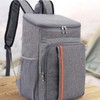 Large capacity travel warm and cold waterproof backpack bag Gray