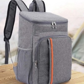 Large capacity travel warm and cold waterproof backpack bag Gray