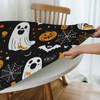 Halloween Ghost Fitted Round Tablecloth with Elastic Edge Round Table