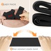 ZINZ 2 Pack Elastic Luggage Straps and Suitcase Bungee, Adjustable
