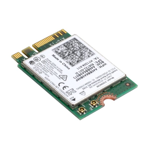 Cablecc Dual Band 2.4G 5Ghz 433Mbps 3165AC NGFF 802.11AC WiFi