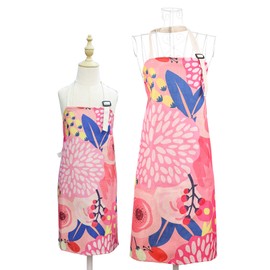 S SENHE Matching Aprons for Kids and Adults,2 PCS Aprons for Women & Kids Aprons,Perfect Mommy and Me Kitchen Cooking Apron
