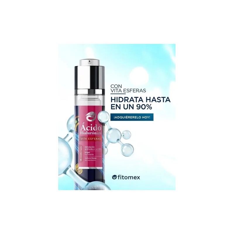 Fitomex Gel Facial Ácido Hialurónico 50 ml Hidratación Día &