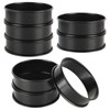 JMIATRY 8 Pcs Crumpet Rings, Non Stick Baking Ring Cooking