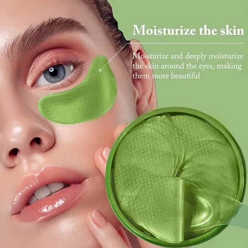 60 Parches Oculares Té Verde Reafirmantes Anti Ojeras