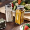 Antimbee 28 Pcs Clear Glass Spice Jars,3.5 oz Glass spice