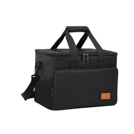 AIXXCUVQ Portable Lunchbox Men Variety of Colors and Eco-Friendly Easy to Clean Mens Lunchbox for Work Loncheras para Mujer, Black, Large Size