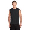DRIEQUIP Mens Sleeveless Moisture Wicking Muscle T-Shirt-4XL-Black
