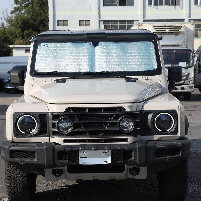 Tumukiw Front Windshield Sun Shade Compatible with Ineos Grenadier 2020-2024