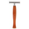 Long Handle Double Edge Safety Razor Zinc Alloy Resin Manual