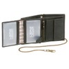 Mens Wallet with Chain Biker Wallet LEAS MCL, Genuine Leather,