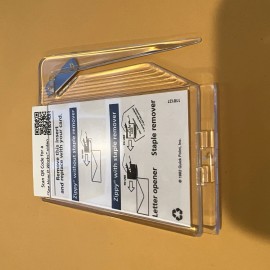 Blank Business Card Letter Opener-No Imprint All Clear As Seen In Pictures