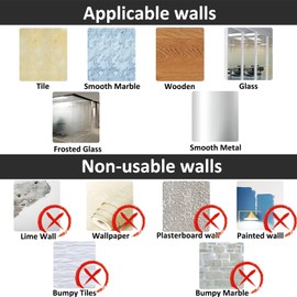 AYWSTC Shower Caddy Suction Cup, Wall Mounted Suction Shower Rack Organizer, No Drilling Clear Shelf Basket with 4 Movable Hooks, Bathroom Storage Rack