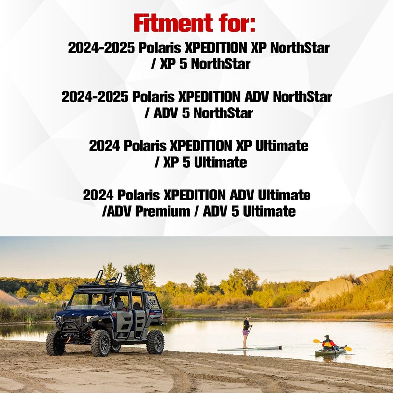 LitMiRaCle Sun Visors for Polaris Xpedition XP/XP 5/ ADV 2024