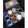 Miraclelooksllc Solvent Resistant shape Glitter Palette Makeup Palette/Nails/