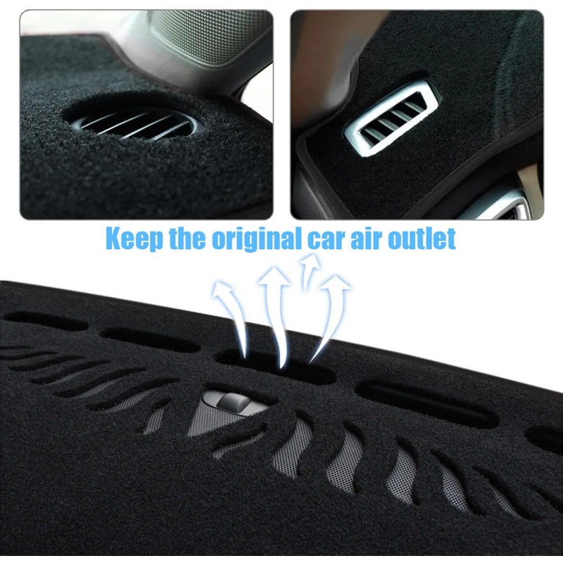 Compatible con Mazda CX-3 CX3 2016-2019, cubierta para salpicadero de