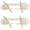 Dependable Industries 2 Pack High Grade Plastic Clothesline Spreader Weatherproof