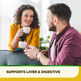 Aromlife Dandelion Wolfberry Tea, 21 Teabags with Dandelion Root, Goji Berry, Milk Thistle & Chrysanthemum, Individually Wrapped, Caffeine-Free Tea